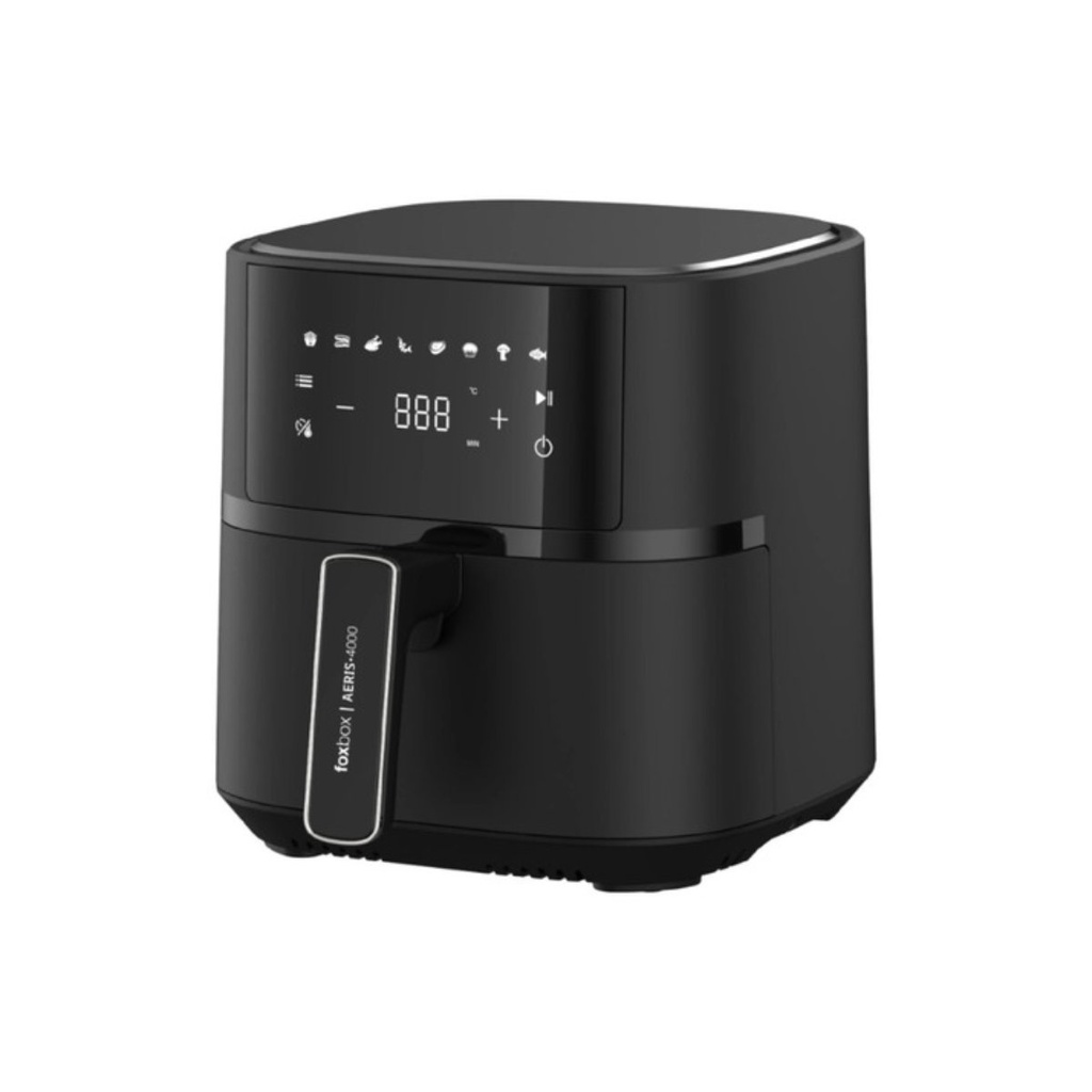 Freidora De Aire Foxbox  Sin Aceite Easy Fry 4 Litros 1500 W Color Negro