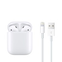 Auriculares Apple AirPods Segunda Generación Estuche Carga Blanco