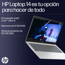 Notebook Hp 14-ep1002la Core I5 Ultra 8gb 512gb Windows 11