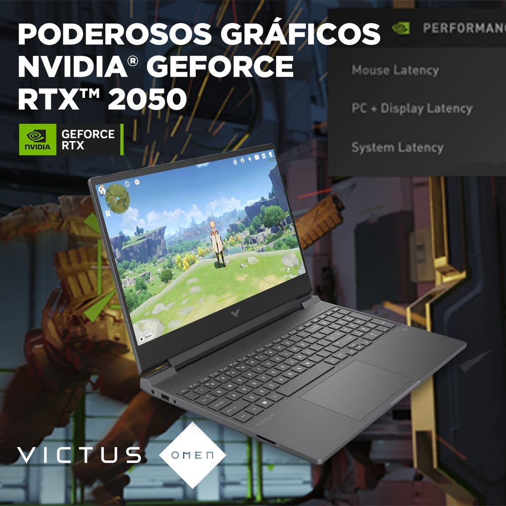 Notebook Hp Victus Gaming 15-fa1109la Intel Core I5 8gb Ram 512gb RTX 2050
