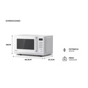 Microondas Digital Philco 23Lts 900W Blanco