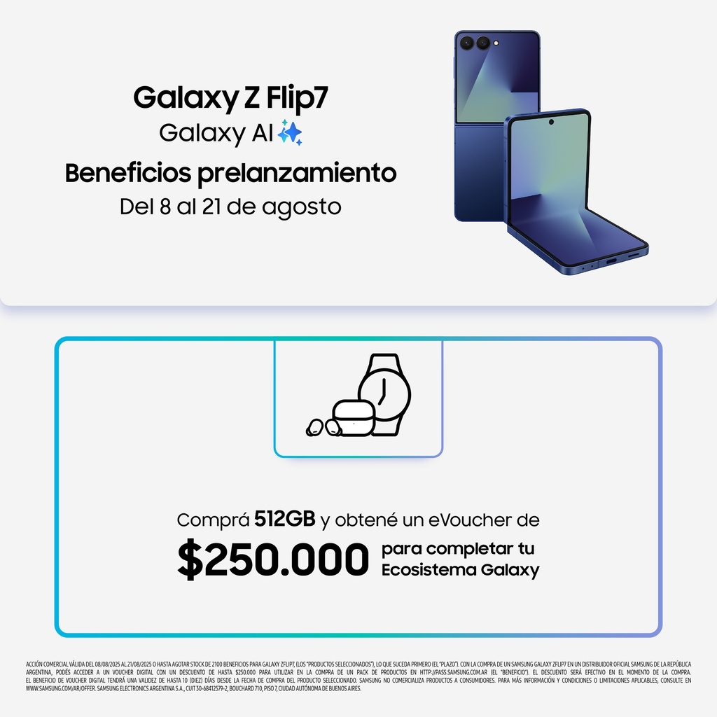 Celular Samsung Galaxy Z Flip7