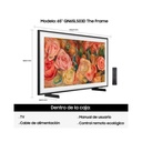 Smart TV 65" QLED 4K Samsung The Frame LS03D + Marco Intercambiable