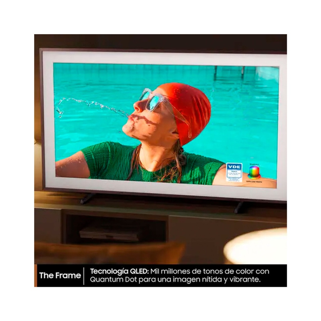 Smart TV 65" QLED 4K Samsung The Frame LS03D + Marco Intercambiable