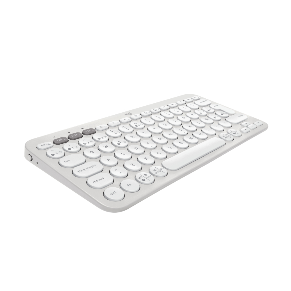 Teclado Logitech Pebble Keys 2 K380 Español Blanco