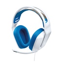 Auriculares Gamer Logitech G335 Con Cable y Micrófono Blanco