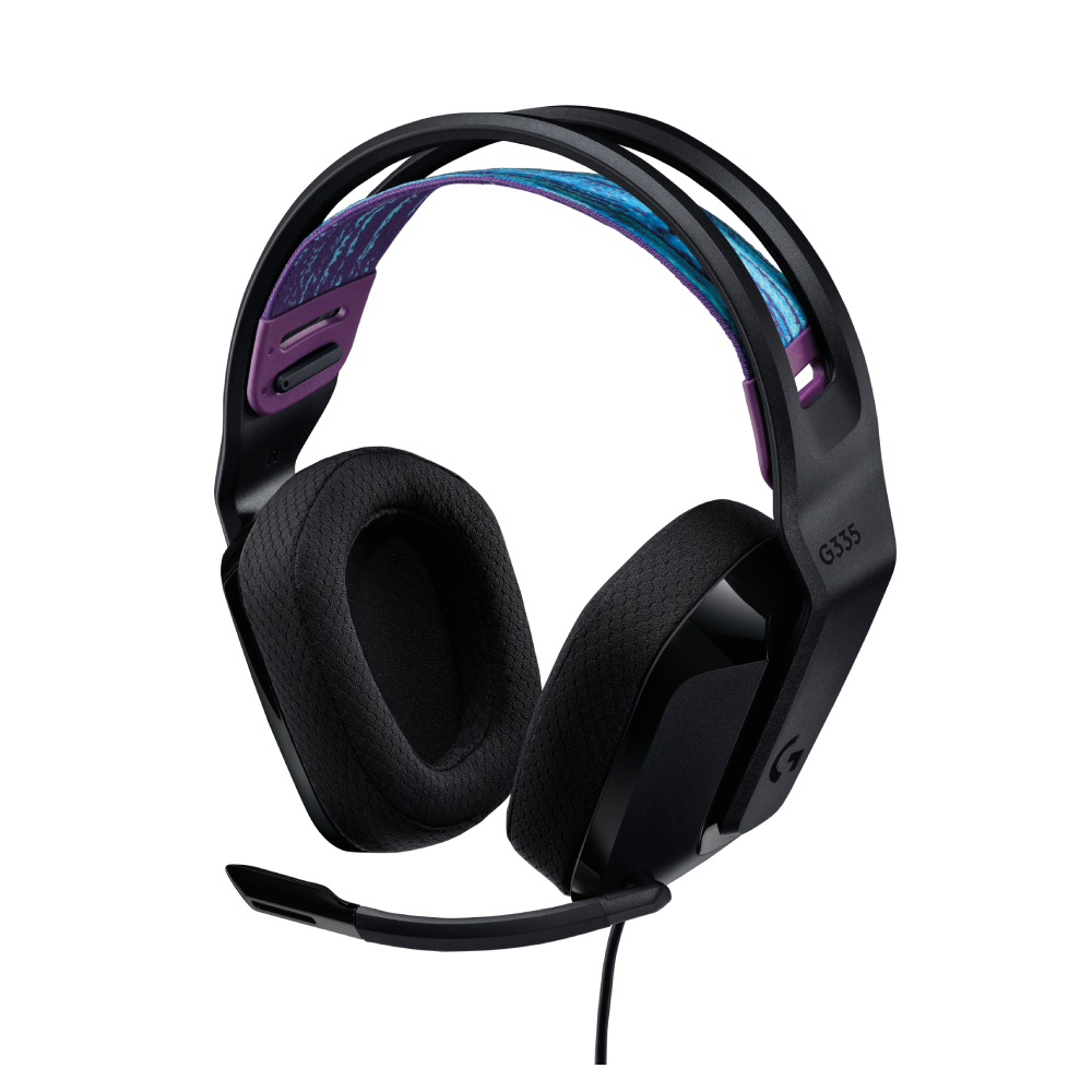 Auriculares Gamer Logitech G335 Con Cable y Micrófono Negro
