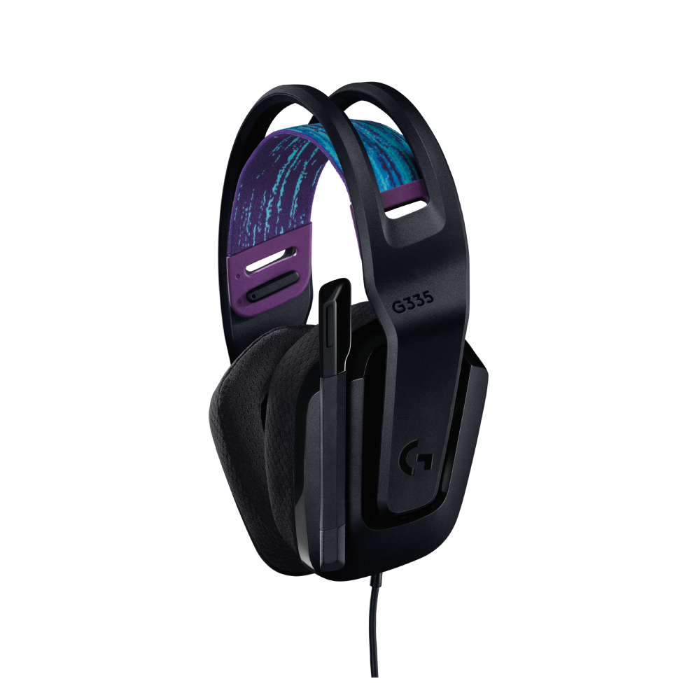 Auriculares Gamer Logitech G335 Con Cable y Micrófono Negro