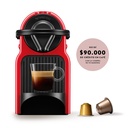 Cafetera Nespresso Inissia Mini Roja         