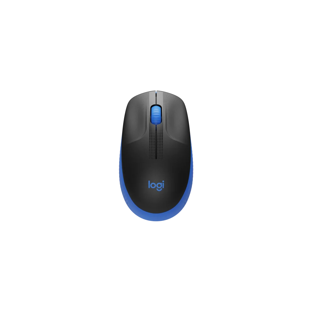 Mouse Logitech Inalámbrico M190 Full-Size Azul