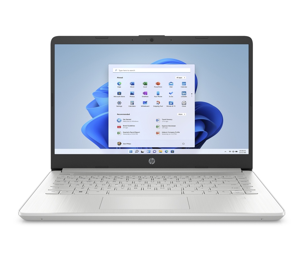 Notebook HP 14-Dq2029La Core I5 1135G7 8Gb 256Gb Ssd 14 Windows 10 Color Plateado