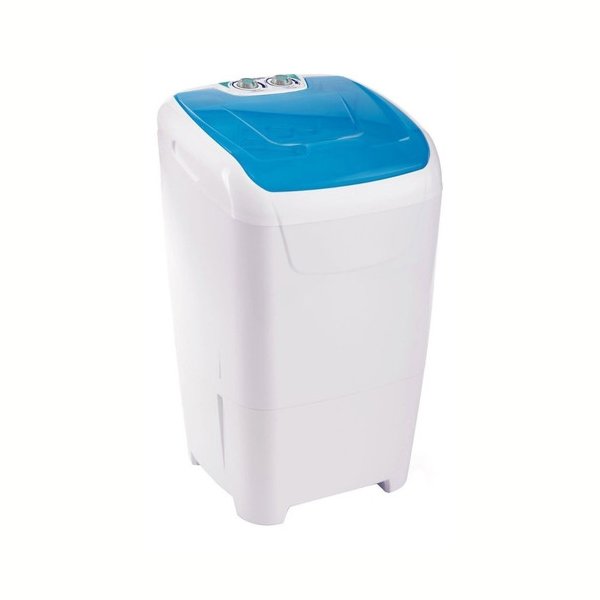 Lavarropas Columbia Semiautomático 7Kg Color Blanco/Celeste