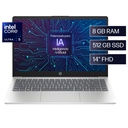 Notebook HP Intel Core i5 Ultra 14" 8GB 512GB SSD Windows 11 Home  - 14-ep1002la