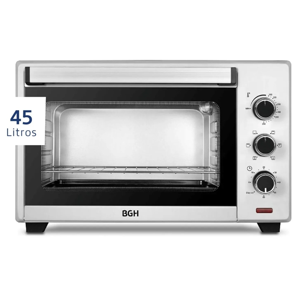 Horno Eléctrico BGH 45L Silver C/Convección