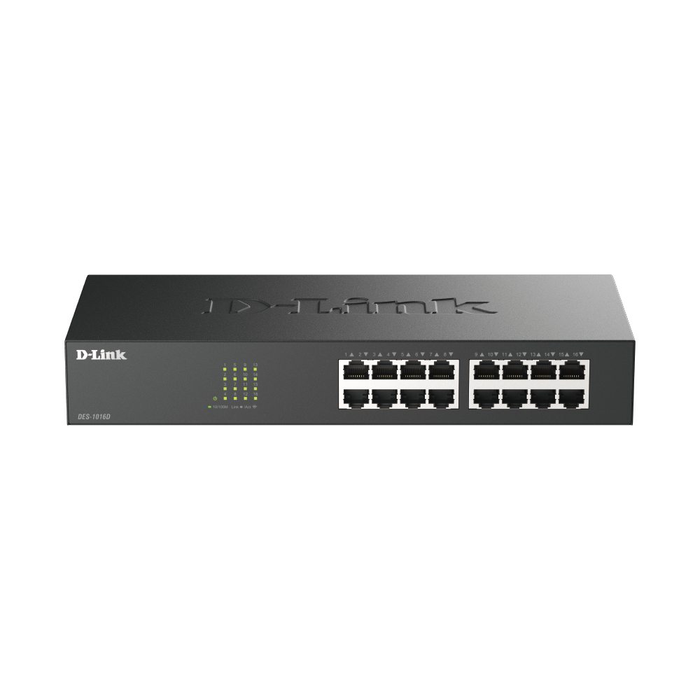 Swtich D-Link DGS-1016D Con 16 Puertos 10/100/1000