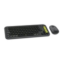 Combo Logitech Teclado y Mouse Pop Icon Grafito
