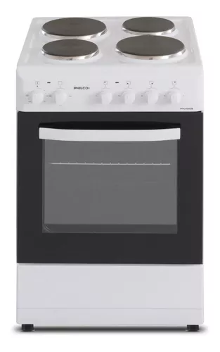 Cocina Electrica Philco 4 Hornallas 50cm Plata