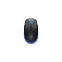 Mouse Logitech Inalámbrico M190 Full-Size Azul