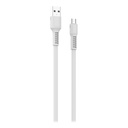 Cable USB FLAT Soul 3.1A 1.2 Mts TYPE-C blanco