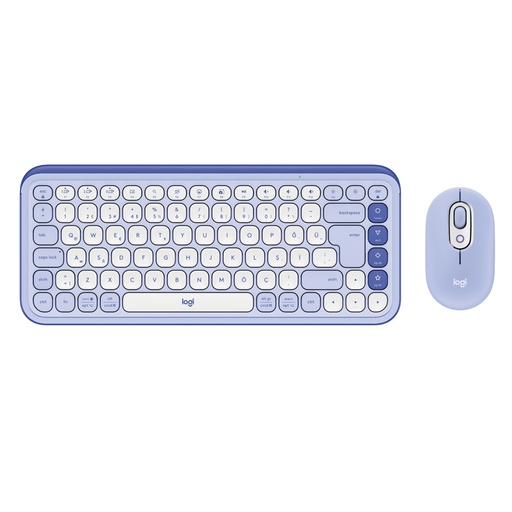 [920-013054] Combo Teclado y Mouse Logitech POP Icon